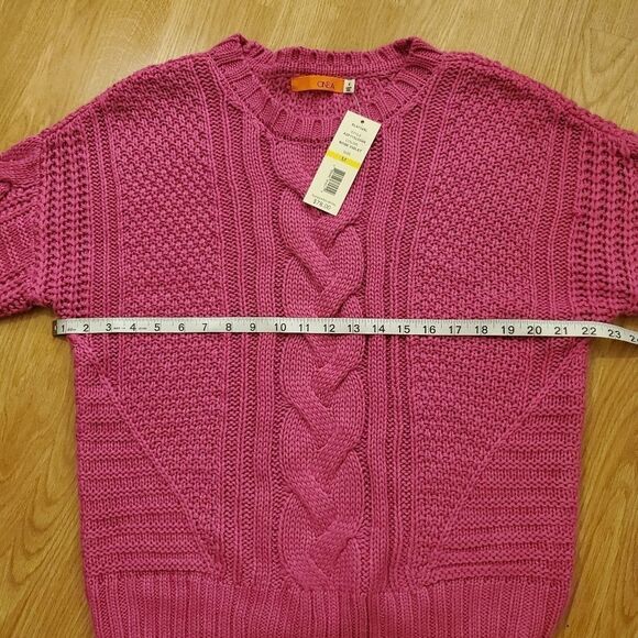 One A Mixed Knit Crew Neck Sweater - Picture 7 of 11